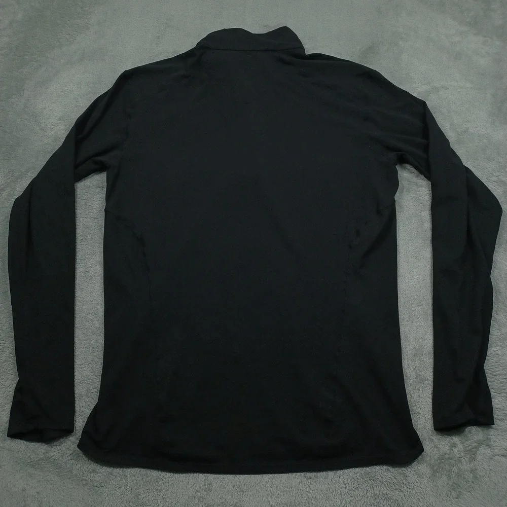Eddie Bauer Sweater‎ Mens Large Black 1/4 Zip First Ascent Pullover Outdoor